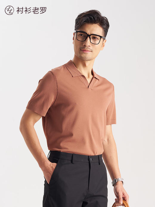 【爱家Polo】海鸥领纽徕丝云感透气遮肚针织衫265R0P949S【TONG】 商品图5