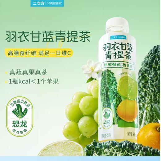 二次方羽衣甘蓝青提茶500ml 商品图0