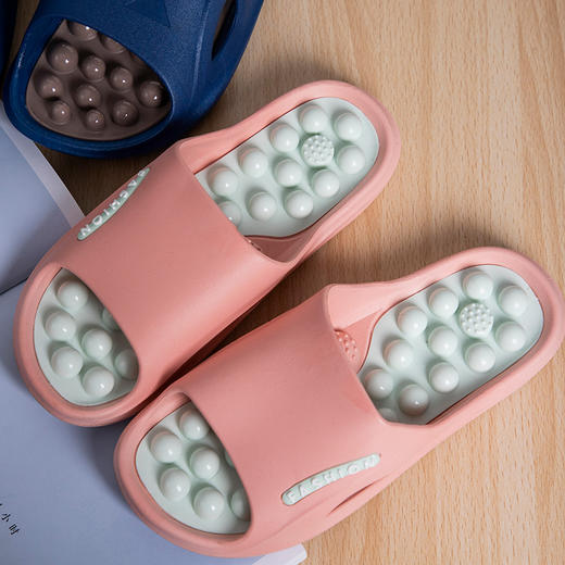 【加购2双到手59.9元 单拍不发货】“足底按摩师”，身体好舒畅！沐初良品 夏日清凉 穴位按摩拖鞋 高弹柔软 防滑耐磨 JJ5405 商品图9