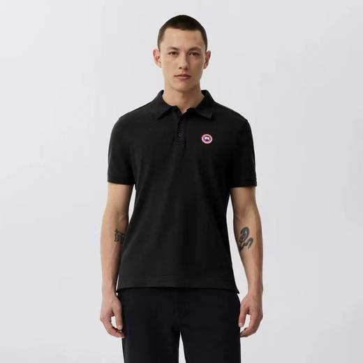 F0320101珠地棉简单大方穿着方便商务休闲正肩短袖T恤POLO衫 商品图3