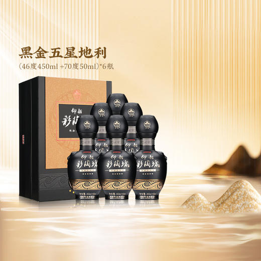 【店铺爆款】仰韶彩陶坊 黑金 五星地利 白酒 陶融型白酒 450+50ml 纯粮酿造 商品图8