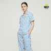 SMILEY 家居服条纹简约宽松短袖长裤休闲套装【本商品不支持用券】 商品缩略图0