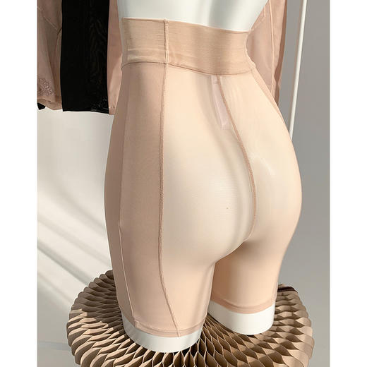 重工蕾丝~官网2000+  提臀收腹彩纱绣花蕾丝网纱塑身裤棉质底裆美体塑形内裤女 商品图4