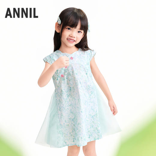 【实体店同款】女童连衣裙夏季新款安奈儿童装XG623187 商品图1