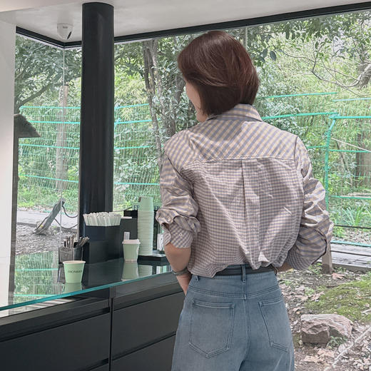 （稀缺ED同源）火桐hooton 2026春季新款格子长袖衬衫 商品图1