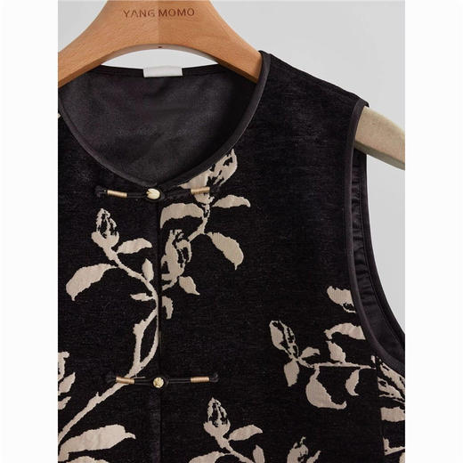 【7天内发出】新中式国风清冷禅意提花马甲 春夏女装气质洋气叠穿背心坎肩 商品图3