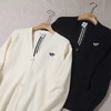 F0320140男女同款刺绣logo后背三条杠V领+排扣设计毛衣开衫 商品缩略图1