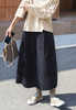 复古风拿捏稳纯棉灯芯绒裤阔腿裙子 商品缩略图4