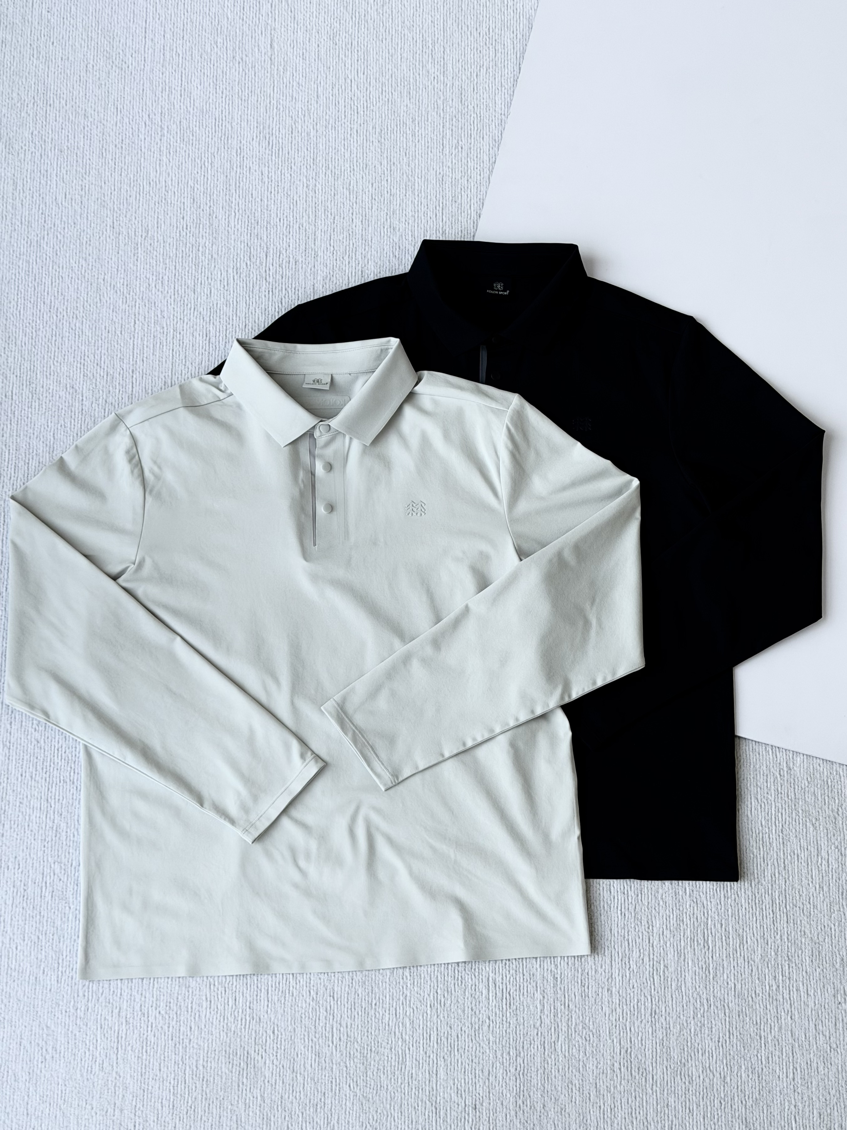 威海产，迪尚排单，顶流！！2026款KOLON SPORT可隆吸湿速干T恤防晒PUF50+抗菌男士SECO长袖POLO