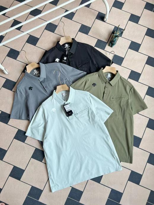 F032057简约耐看领子立挺有型减龄休闲舒服轻薄透气polo衫 商品图0