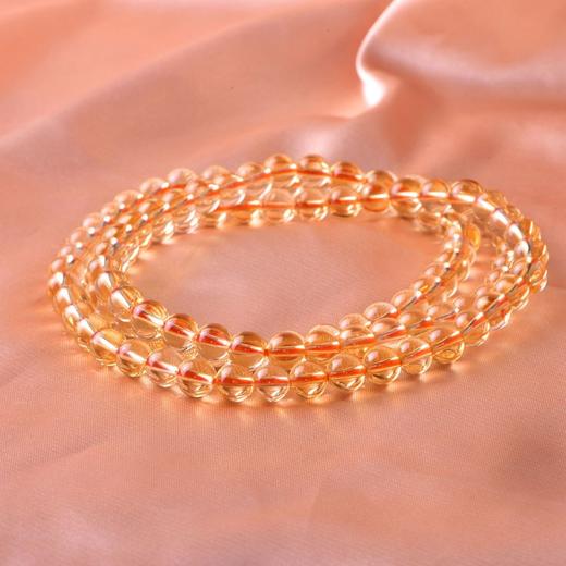 【黄水晶手串】108颗彩宝轻奢简约多圈饰品女士春上新节日礼物JT25001-水晶CC 商品图5