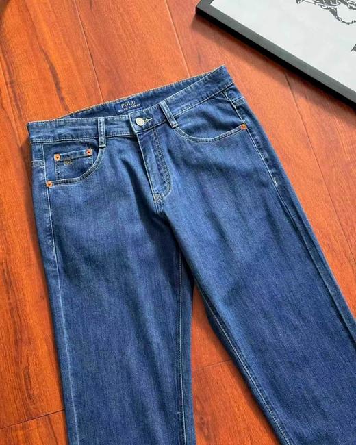 F032068休闲百搭宽松日常通勤复古重工水洗深色牛仔裤 商品图5