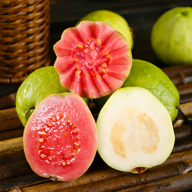 【红白芭乐双拼-送酸梅粉】软心番石榴 新鲜水果 低糖轻卡