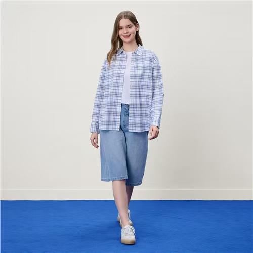 佐丹奴女装26年新款全棉五分牛仔裤05406236 商品图1