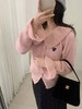 F032078温柔甜美日系少女风日常通勤百搭大翻领针织开衫 商品缩略图6