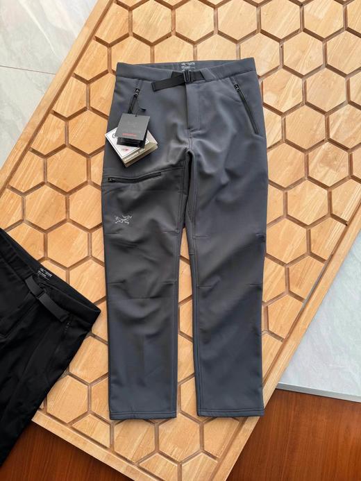 F032011秋冬新款男士刺绣防风科技加绒抓绒休闲长裤 商品图6