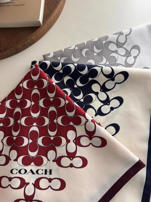 F0320114真丝面料织面纹理可做围巾配饰百搭大尺寸真丝方巾 商品图12