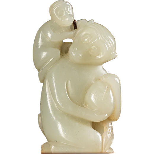 清	玉雕辈辈封侯挂饰 商品图5