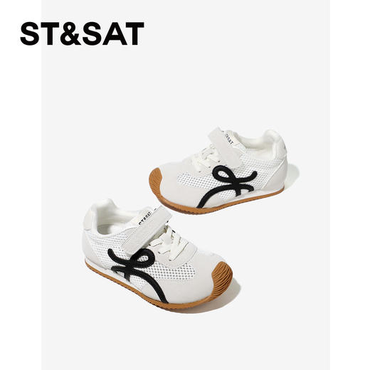 【童鞋】星期六复古百搭网面透气男女童德训鞋SSE2192L2N 商品图2