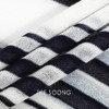 THESOONG"轻柔垂感"醋纤混纺撞色条纹光泽垂感圆领T恤8433 商品缩略图2