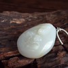 【天然正品】天然新疆籽料细腻油润度佳马上封侯（一帆风顺）和田玉吊坠手把件58.0*41.9*28.9MM（皆取最大值）120326NJ11 商品缩略图4