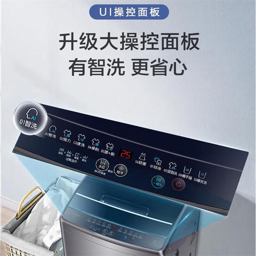 海尔（Haier）波轮洗衣机家用8公斤全自动租房用内衣洗脱一体 XQB80-M308 商品图1