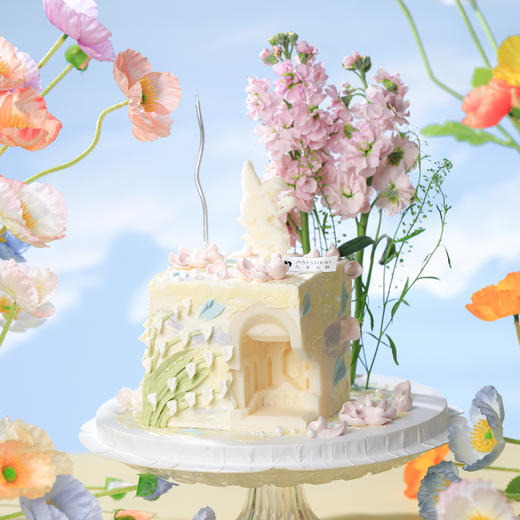 白羊座蛋糕【花与光的春日邂逅】1.5磅 香草奶油芒果夹心口味 商品图8