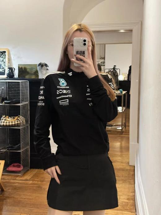 F0320123联名款时尚百搭舒适套头半拉链长袖T恤卫衣 商品图12