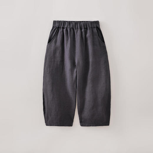 马克珍妮100%亚麻女童清凉弯刀裤2026年夏装新款560959 商品图2