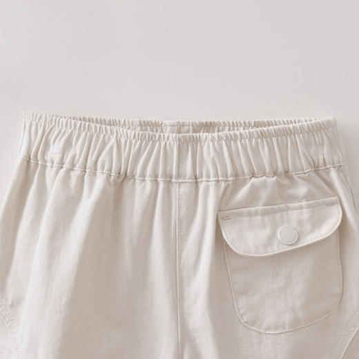 马克珍妮时髦松弛女童纯棉拼接中裤2026年夏装新款560730 商品图4