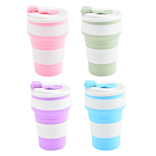 【旅行必备！折叠伸缩自如】户外便携水杯可折叠硅胶饮水杯子户外旅行漱口随手硅胶折叠杯。xa 商品图3