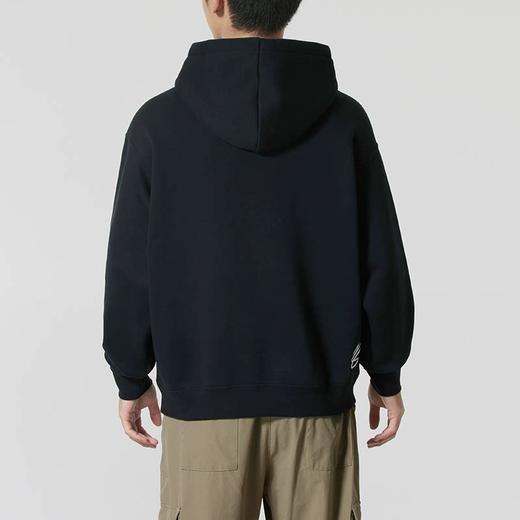 安德玛UA男装连帽衫休闲运动卫衣加绒保暖长袖套头衫 6012755-001 商品图1