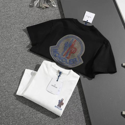 F032054早春新款舒适透气休闲简约百搭刺绣字母纯棉T恤 商品图2