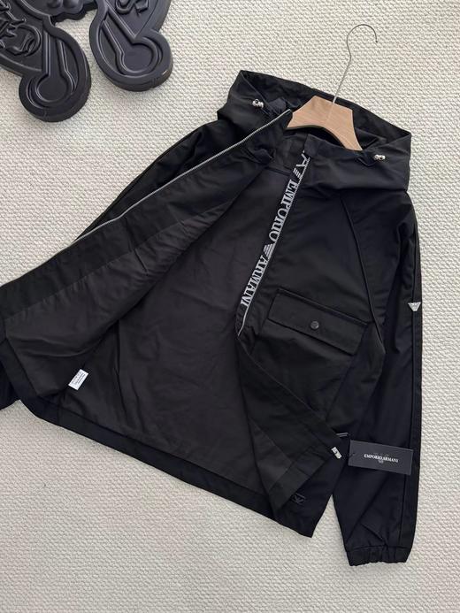 F0320110随意穿搭都好看简约时尚通勤防风纯色拉链夹克外套男款 商品图7