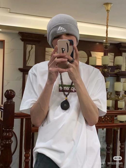 F032096新款印花短袖后背字母印花男女同款圆领短袖T恤 商品图5