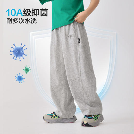 男童2026夏季新款童装薄款运动裤中大童夏装宽松阔腿裤卫裤   FY-H6bk20 商品图3