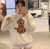 F032041春季新款男女同款提花金毛小狗圆领针织长袖毛衣 商品缩略图6
