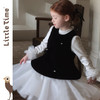 littletime女童连衣裙2026秋冬新款儿童小香风背心裙公主裙礼服裙 商品缩略图2