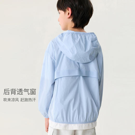 马克珍妮超轻透气男童网眼防晒衣2026年夏装新款560537 商品图1
