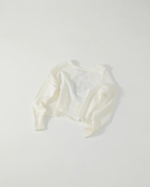 F032042春秋新款时尚百搭情侣款数字小熊短款针织毛衣 商品图2