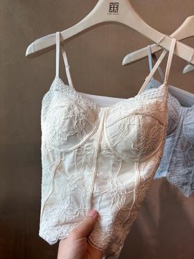 PIANAI冷小姐#  自带胸垫蕾丝美背吊带