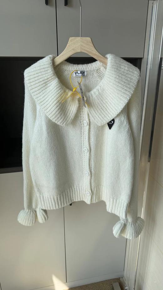 F032078温柔甜美日系少女风日常通勤百搭大翻领针织开衫 商品图13