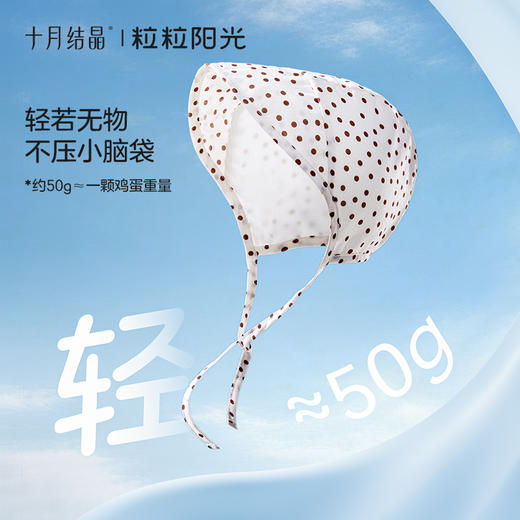 粒粒阳光宝宝帽子夏款遮阳帽子宝宝薄款透气大檐防晒帽子 商品图4