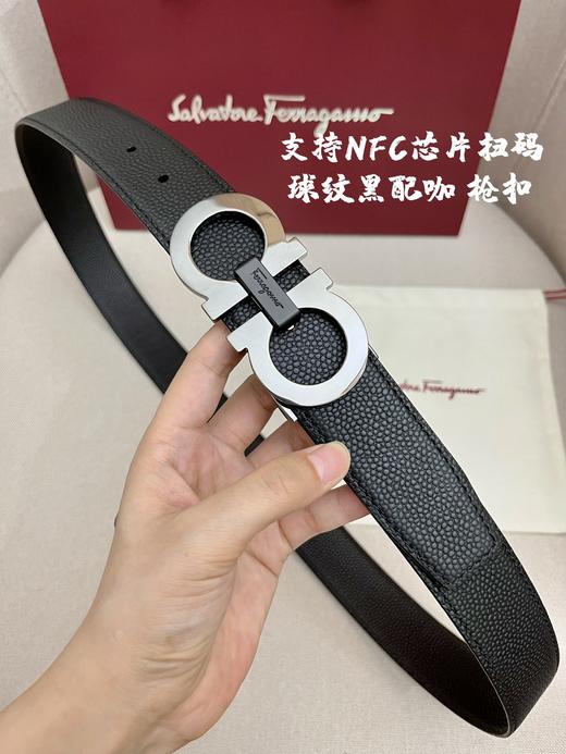 菲拉格慕. 扣头：（金/银 可选）新款纯钢扣 球纹 3.4cm（GD） 商品图1