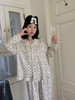 自带春日滤镜～春新款柔美碎花家居服套装  小翻领蕾丝花边精致浪漫 荷叶边下摆灵动甜美 柔软透气不闷不热睡衣套装 商品缩略图4