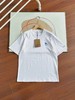 F032092春夏新品简约纯色宽松圆领刺绣情侣款短袖T恤 商品缩略图9