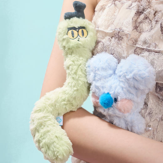 【多规格】bibi动物园小可爱系列毛绒公仔 灰毛 斯内克 商品图5