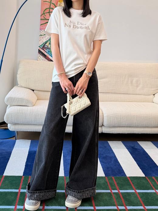 迪奥 新款🆕「No Dietrich」刺绣T恤（MM） 商品图3