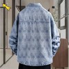 F0320120新款纯棉衬衫多口袋立体印花工装风衬衫外套男女同款 商品缩略图1
