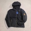 F032032新款上新立体浮雕方领纯色连帽拉链长袖宽松夹克外套 商品缩略图0